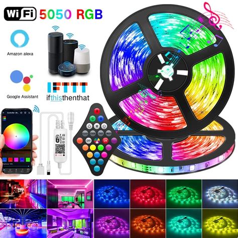 Wifi Led Strip Lights Bluetooth Rgb Led Light Smd Flexible