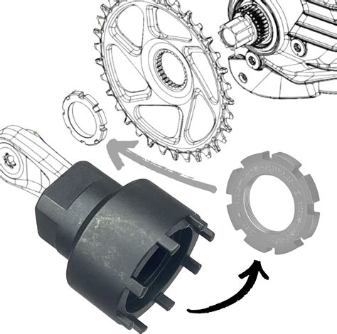 Fantic26 Lockring Tool E Bike Sluitring Kettingblad Spider Service Tool