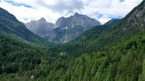 Great Nature Scenery In Slovenian Alps Incredible Summer Landscape On