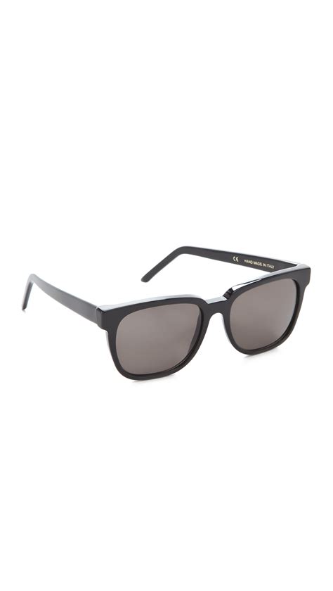 Lyst Retrosuperfuture People Sunglasses In Black