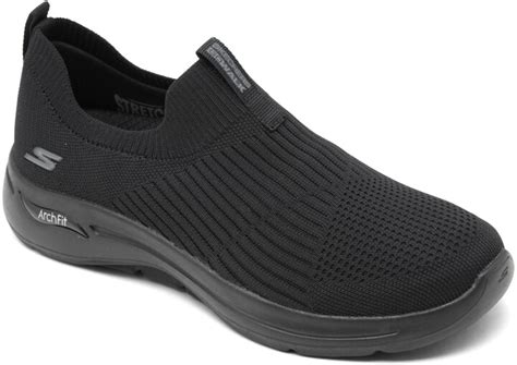 Skechers Women S Gowalk Arch Fit Iconic Slip On Walking Sneakers From Finish Line Shopstyle