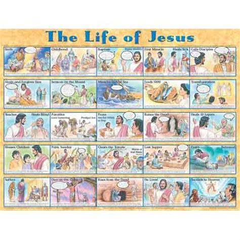 Life Of Jesus Wall Chart