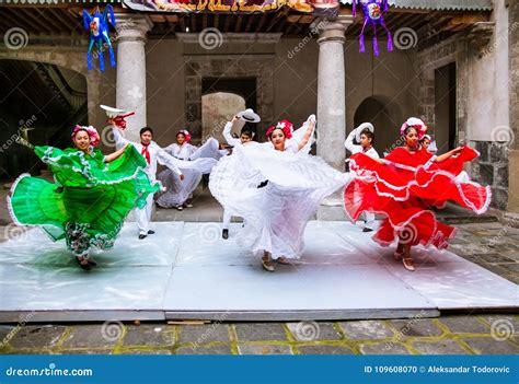 Mexican Folkloric Performs In Cultural Centre Zacatecas Mexico