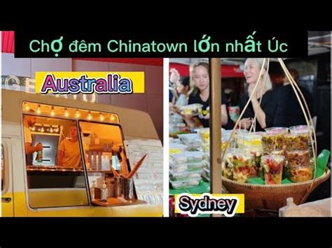 Chinatown Sydney Australia 17 03 2023 Chợ đêm Chinatown ở Sydney Úc