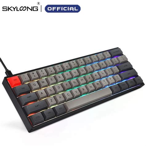 Skyloong Sk Mini Teclado De Jogos Mec Nico Rgb Backlight Gamer