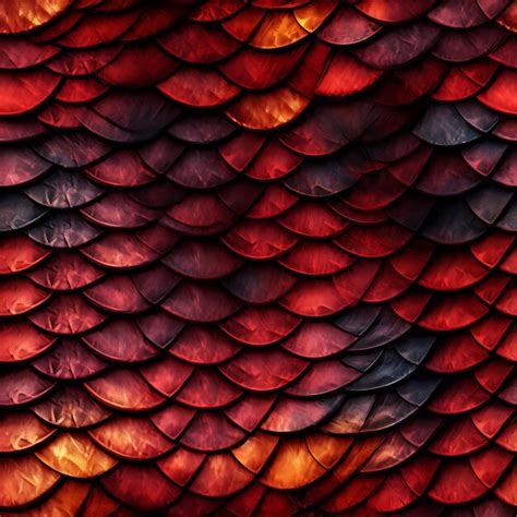 Premium Photo Dragon Scales Texture Seamless Pattern