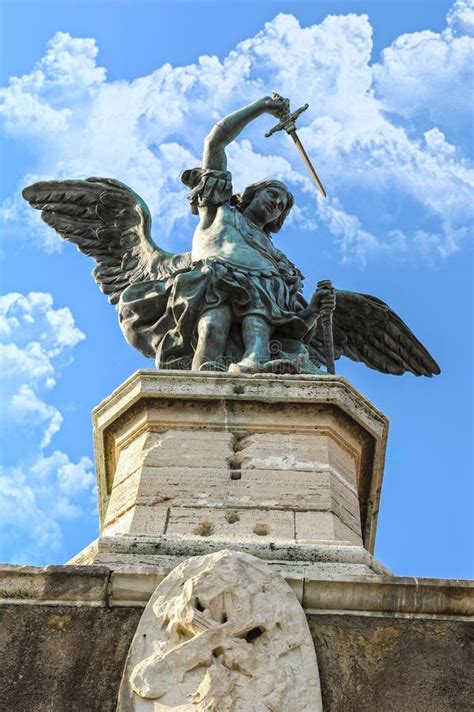 Angel With A Sword Statue Editorial Photography Image Of Angel 126243107