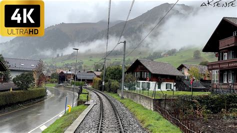 Cab Ride Goldenpass Mob Train Switzerland Saanen To Montbovon