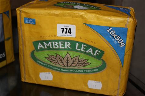 Amber Leaf Rolling Tobacco 10 X 50g Over 18s Only