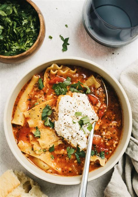 Instant Pot Lasagna Soup Easy And Amazingly Delish The Spicy Apron