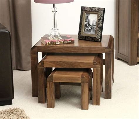 Shiro Walnut Nest Of 3 Coffee Tables Cdr08a Bathrooms And More Store