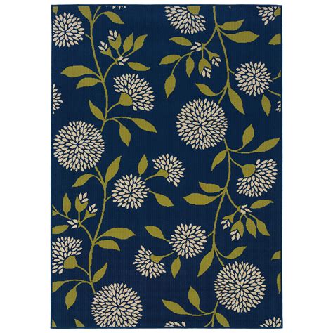 Threadbind Newfield Blue/Green Indoor/Outdoor Area Rug & Reviews | Wayfair