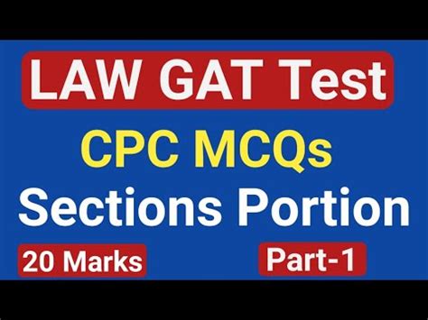 Cpc Repeated Mcqs For Law Gat Cpc Questions For Law Gat Cpc