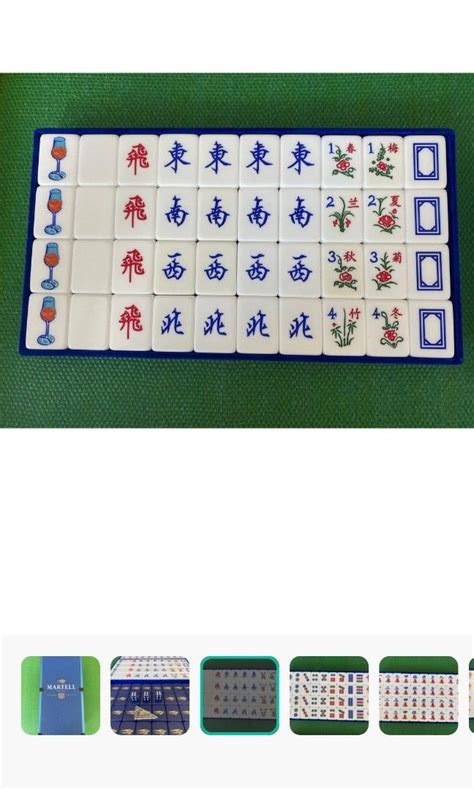 Martell Mahjong Tiles Hobbies Toys Toys Games On Carousell