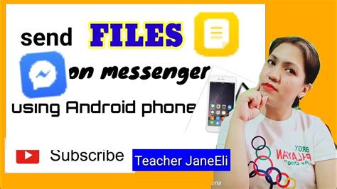 HOW TO SEND FILES DOCUMENTS ON MESSENGER USING ANDROID PHONE YouTube