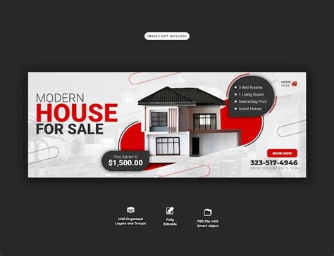 Free Psd Real Estate House Property Facebook Cover Banner Template