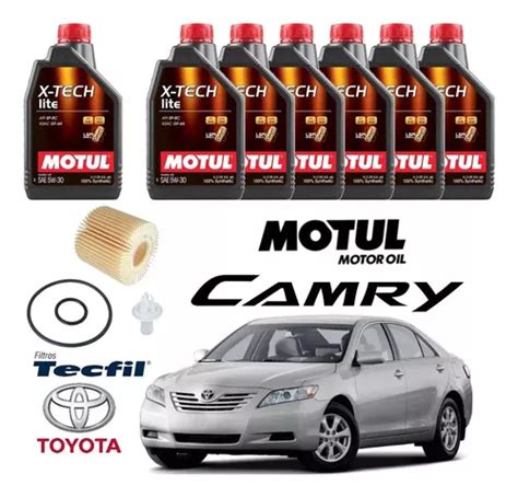 Kit Troca Óleo Camry 3 5 V6 Motul 5w30 X tech Lite Pel807