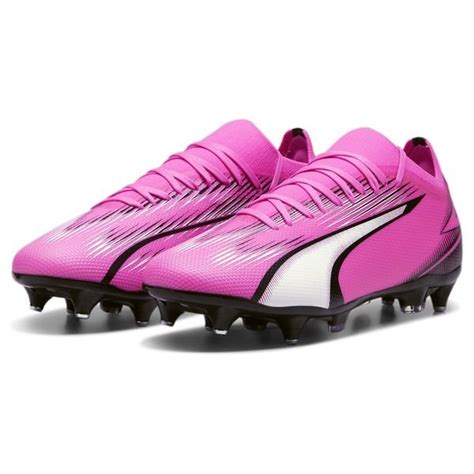 Puma Ultra Match Sg Phenomenal Poison Pinkpuma Whitepuma Black