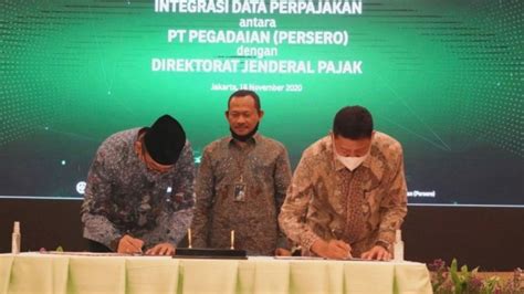 Pegadaian Dan DJP Lanjutkan Kerjasama Integrasi Data