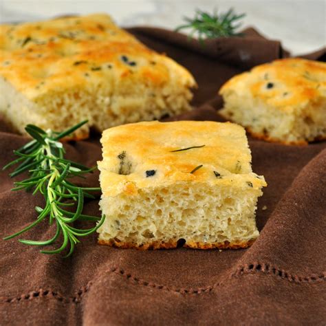 Cooking With Manuela Homemade Traditional Italian Focaccia Bread With Rosemary