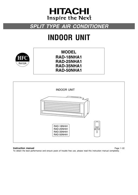 INDOOR UNIT Hitachi Air Conditioning Products