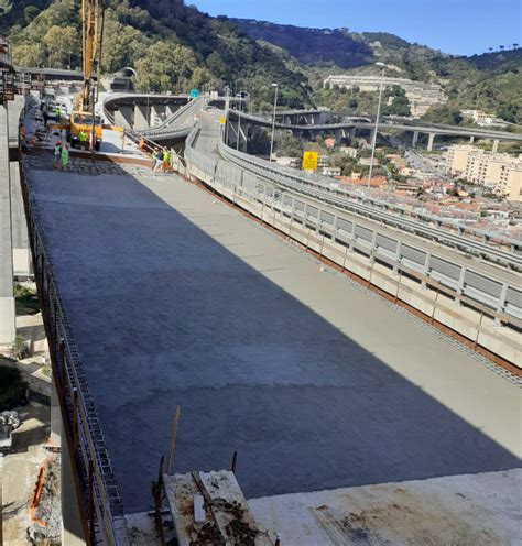 Messina viadotto Ritiro la prima carreggiata è pronta FOTO