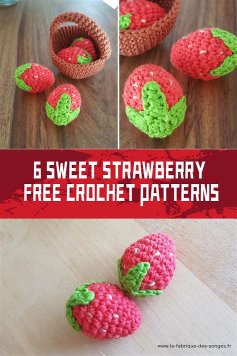 Free Sweet Crochet Strawberry Patterns Igoodideas