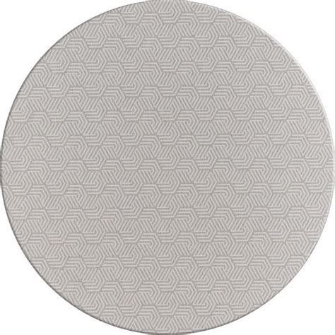 MixMamas Rond Tafelkleed Gecoat Jacquard Ø 180 cm Seamless Hexagon