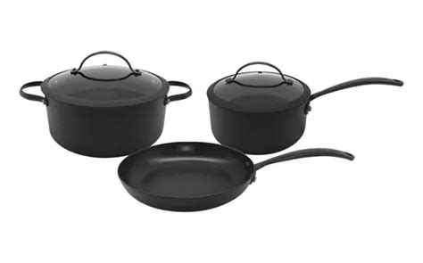 Batería Cocina Antiadherente 5 Piezas Hudson Total Black Envío gratis