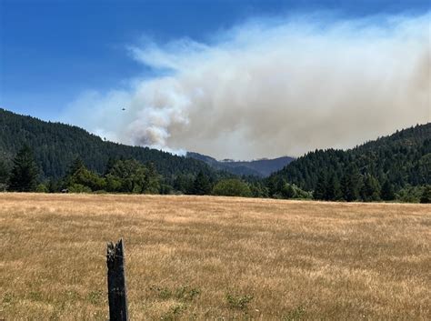 UPDATED Flat Fire Near Agness Oregon Grows To Over 8 000 Acres