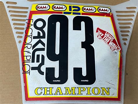 For Sale J2 Vintage Bmx Number Plate Gt00216