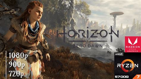 Horizon Zero Dawn Ryzen 7 5700g Vega 8 16GB RAM Benchmark