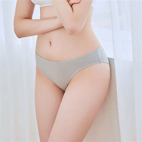 Pack Womens Cotton Panties Sexy Bikini Underwear Seamless Full