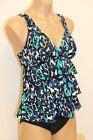 NWT Swim Solutions Swimsuit Bikini Tankini 2 Pc Set Size 6 8 EBay