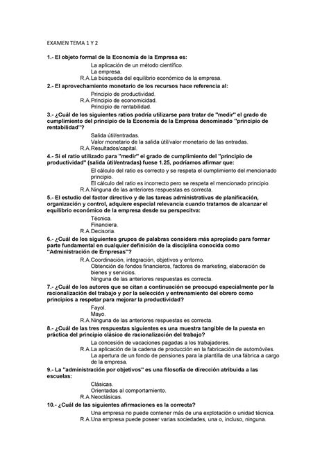 Examen 25 Octubre 2017 Preguntas Y Respuestas Warning TT Undefined