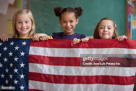 American Flag Classroom Photos And Premium High Res Pictures Getty Images