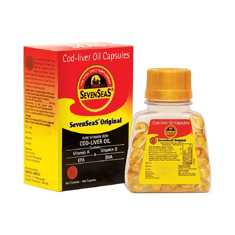 Buy Seven Seas Original Cod Liver Oil 100 Capsules Online At RxIndia