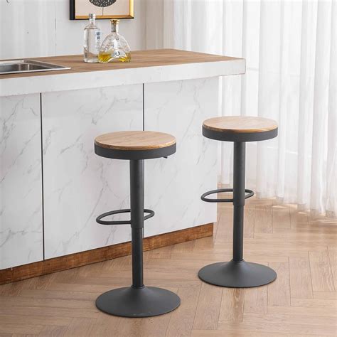 Younike Bar Stools Set Of 2 Barstools Counter Height Bar Stools