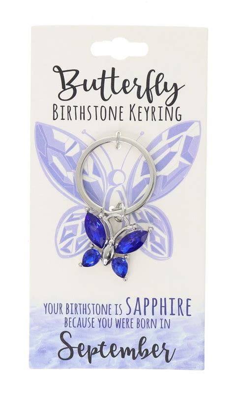 September Birthstone Keyring Cambrelles