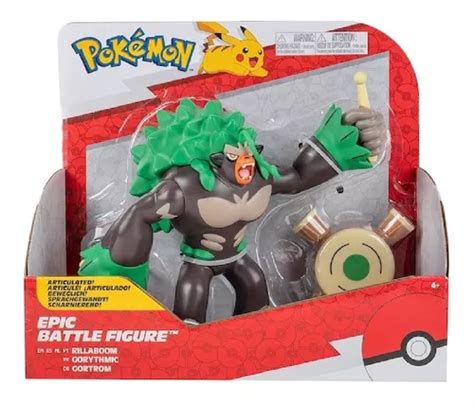 Figura Articulada de combate Pokémon Rillaboom Sunny 3270 MercadoLibre