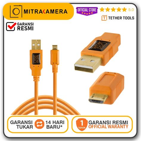 Jual Kabel Tether Tools Tetherpro Usb To Mini B Pin Shopee