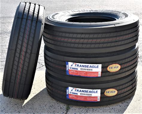 Transeagle All Steel ST Radial ST 235/85R16 Load H 16 Ply Trailer Tire ...