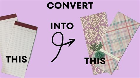 How To Make Covered Notepads For Craft Fairs And Gifts Youtube