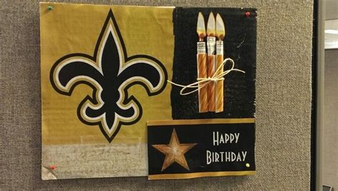 Birthday Card For Saints Fan Birthday Cards Greatful Birthday