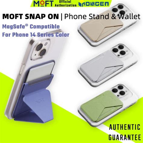 Moft Snap On Magsafe Phone Standandwallet Suit For Phone 14 New Color Magnetic Attach No Glue With