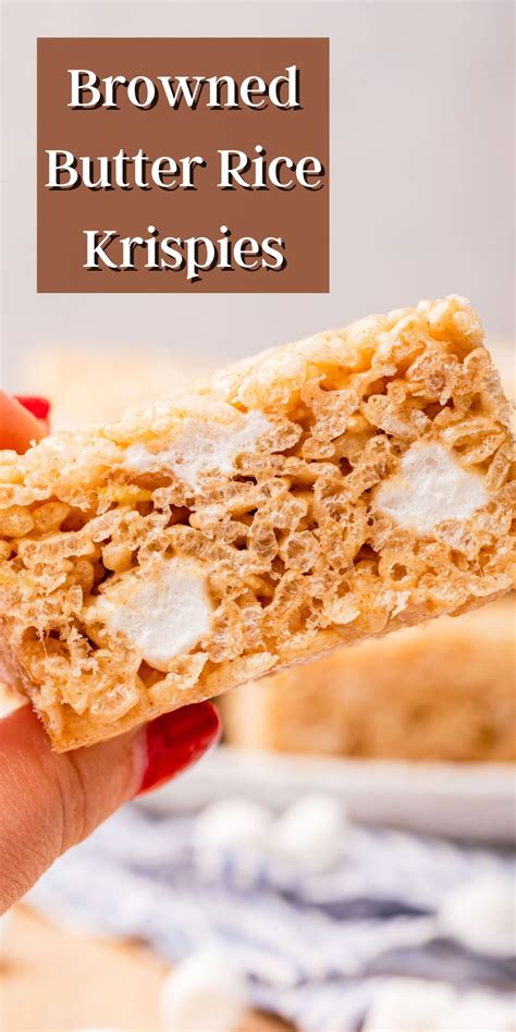 Browned Butter Rice Krispie Treats I Wash You Dry