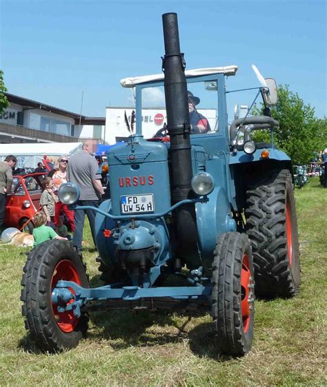 Ursus C45 (Lanz-Bulldog Nachbau), 1-Zyl.Glühkopf-Motor mit 10350ccm und ...
