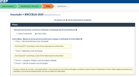 Inscri Es Encceja Datas E Como Fazer