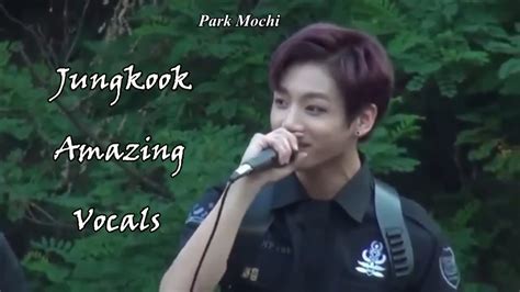 Jungkooks Amazing Vocals Jungkook Bts Singing Acapella Youtube