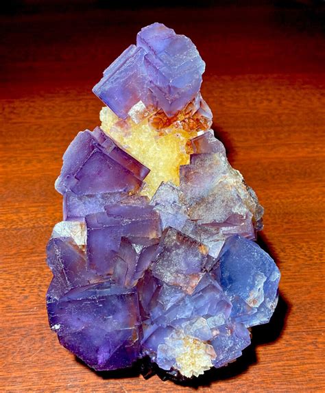 Dark Purple FLUORITE With Quartz Blanchard Mine Bingham New Mexico